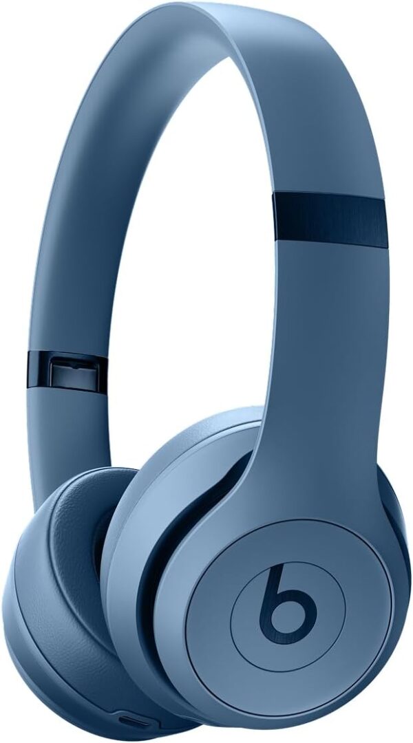 Beats Solo 4 – Wireless Bluetooth On-Ear Headphones, Apple & Android Compatible, Up to 50 hours of Battery Life – Slate Blue