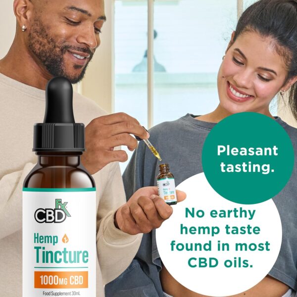CBDfx 1000mg CBD High Strength CBD Oil, Improved Purity, All Natural, Vegan, Non-GMO, Broad Spectrum, Blended with MCT Oil, No THC, 30ml (30 Days) - Image 5