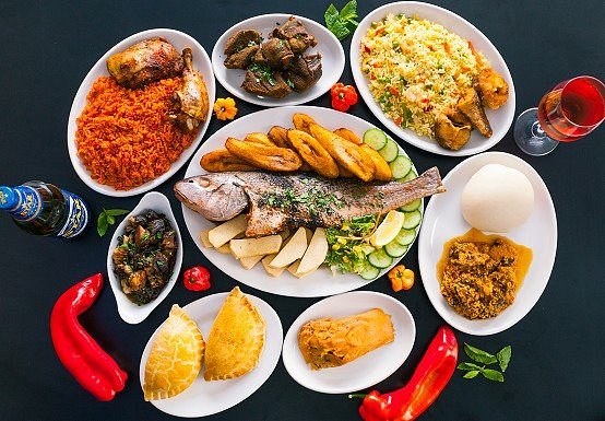 fried-plantain-fish-jollof