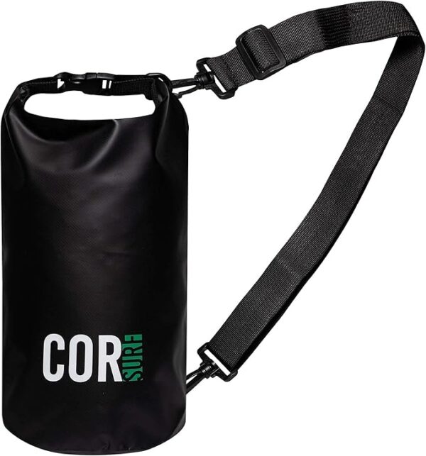 COR Surf Dry Bag 3L 5L 10L Waterproof, Keeps Gear Dry, Floating, Roll Top Sack, for Kayaking, Swimming, Beach, Boating, Rafting, Fishing