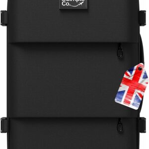 Plane & Simple Co. Award-Winning 40x20x25cm Ryanair Approved Cabin Backpack – Travel Light, Fly Free! 20L Underseat Backpack for Ryanair, Wizz Air, EasyJet & Vueling | Free to Carry On, Laptop-Ready.